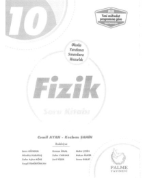 FİZİK SORU KİTABI OKULA YARDIMCI SINAVLARA HAZIRLIK