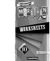 NEW EDITON MARATHON WORKSHEETS