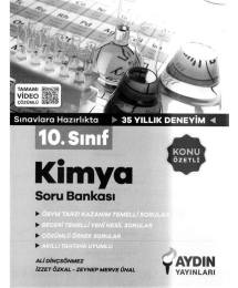 KİMYA SORU BANKASI