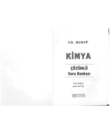 KİMYA ÇÖZÜMLÜ SORU BANKASI
