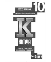 KİMYA SORU BANKASI OKULA YARDIMCI SINAVLARA HAZIRLIK