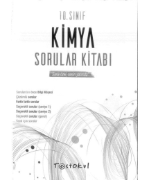 KİMYA SORULAR KİTABI SANA ÖZEL SENİN YANINDA
