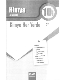 KİMYA 4. FASİKÜL KİMYA HER YERDE