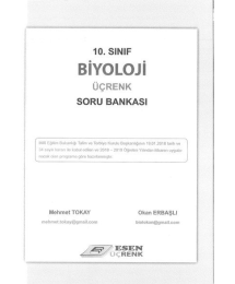 BİYOLOJİ ÜÇRENK SORU BANKASI