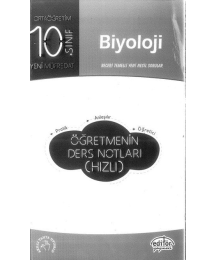 BİYOLOJİ ÖĞRETMENİN DERS NOTLARI (HIZLI)