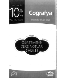 COĞRAFYA ÖĞRETMENİN DERS NOTLARI (HIZLI)
