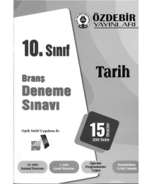 BRANŞ DENEME SINAVI TARİH 15 DENEME 300 SORU