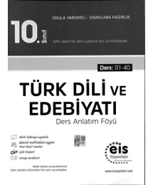 TÜRK DİLİ VE EDEBİYATI DERS ANLATIM FÖYÜ