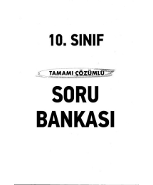 TAMAMI ÇÖZÜMLÜ SORU BANKASI