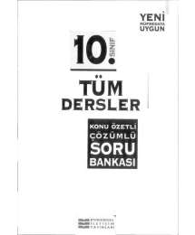 TÜM DERSLER KONU ÖZETLİ ÇÖZÜMLÜ SORU BANKASI