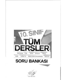 TÜM DERSLER SORU BANKASI