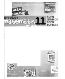 İLERİ DÜZEY MATEMATİK KONU ANLATAN SORU BANKASI