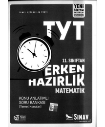 TYT ERKEN HAZIRLIK MATEMATİK KONU ANLATIMLI SORU BANKASI (TEMEL KONULAR)