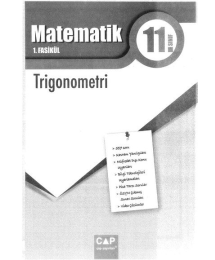 MATEMATİK 1. FASİKÜL TRİGONOMETRİ
