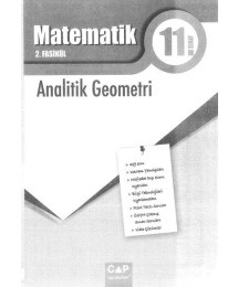 MATEMATİK 2. FASİKÜL ANALİTİK GEOMETRİ