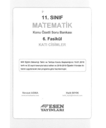 MATEMATİK KONU ÖZETLİ SORU BANKASI 6. FASİKÜL KATI CİSİMLER