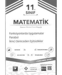 MATEMATİK SORU KİTAPÇIĞI FONKSİYONLARDA UYGULAMALAR PARABOL 2. DERECEDEN EŞİTSİZLİKLER