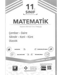 MATEMATİK SORU KİTAPÇIĞI ÇEMBER DAİRE SİLİNDİR KONİ KÜRE OLASILIK