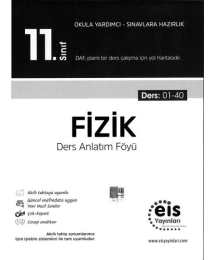 FİZİK DERS ANLATIM FÖYÜ