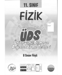 FİZİK ÜNİTE SONU ÖLÇME VE DEĞERLENDİRME TESTLERİ