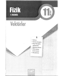 FİZİK 1. FASİKÜL VEKTÖRLER