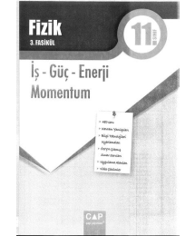 FİZİK 3. FASİKÜL İŞ GÜÇ VE ENERJİ MOMENTUM