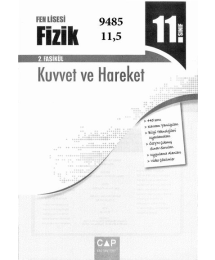 FİZİK 2. FASİKÜL KUVVET VE HAREKET