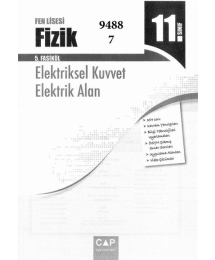FİZİK 5. FASİKÜL ELEKTRİKSEL KUVVET ELEKTRİK ALAN