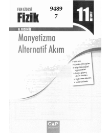 FİZİK 6. FASİKÜL MANYETİZMA ALTERNATİF AKIM