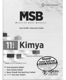 MODÜLER SORU BANKASI KİMYA KONU KAVRAMA TESTLERİ