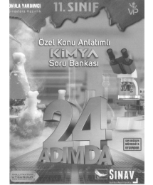 ÖZEL KONU ANLATIMLI KİMYA SORU BANKASI 24 ADIMDA