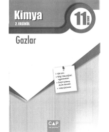 KİMYA 2. FASİKÜL GAZLAR