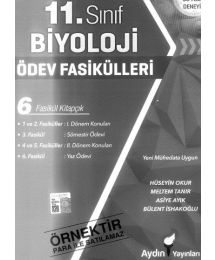 BİYOLOJİ ÖDEV FASİKÜLLERİ 6 FASİKÜL KİTAPÇIK