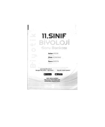 BİYOLOJİ SORU BANKASI