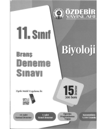 BRANŞ DENEME SINAVI 15 DENEME 300 SORU