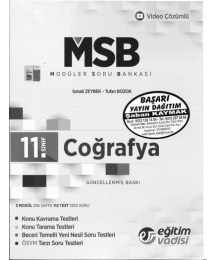MODÜLER SORU BANKASI COĞRAFYA GÜNCELLENMİŞ BASKI