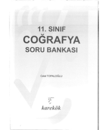 COĞRAFYA SORU BANKASI
