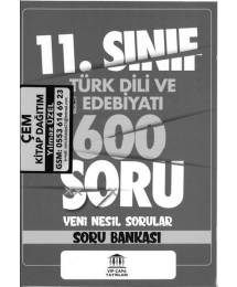 TÜRK DİLİ VE EDEBİYATI 600 SORU YENİ NESİL SORU BANKASI