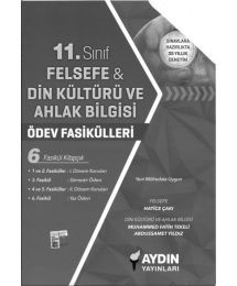 FELSEFE & DİN KÜLTÜRÜ VE AHLAK BİLGİSİ ÖDEV FASİKÜLLERİ 6 FASİKÜL KİTAPÇIK