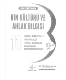 DİN KÜLTÜRÜ VE AHLAK BİLGİSİ KONU ANLATIMLI ETKİNLİKLİ SORU BANKASI