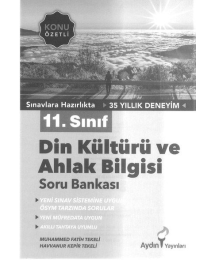 DİN KÜLTÜRÜ VE AHLAK BİLGİSİ SORU BANKASI
