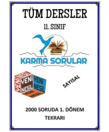 TÜM DERSLER 2000 SORUDA 1. DÖNEM TEKRARI SAYISAL