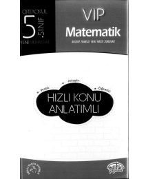 VIP MATEMATİK KONU ANLATIMLI