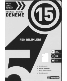 15 DENEME FEN BİLİMLERİ