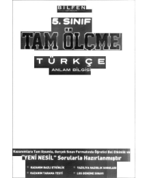 TAM ÖLÇME TÜRKÇE ANLAM BİLGİSİ