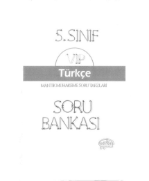 VIP TÜRKÇE SORU BANKASI