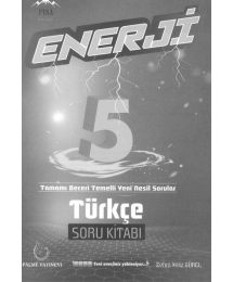 ENERJİ TÜRKÇE SORU KİTABI