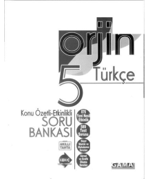 ORJİN TÜRKÇE SORU BANKASI