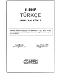 TÜRKÇE KONU ANLATIMLI