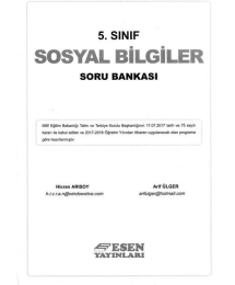 SOSYAL BİLGİLER SORU BANKASI